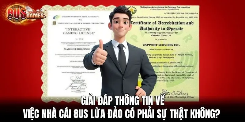 Giải đáp thông tin về việc nhà cái  8us lừa đảo có phải sự thật không? 